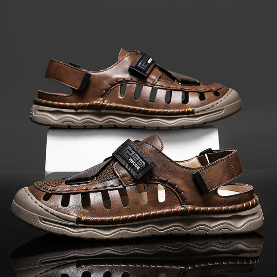 Damen Atmungsaktive Freizeitsandalen mit verstellbarem Klettverschluss und anatomischer Fußbettung R&B