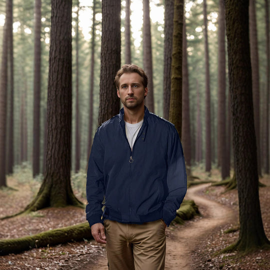 Herren lässige und winddichte Freizeitjacke R&B