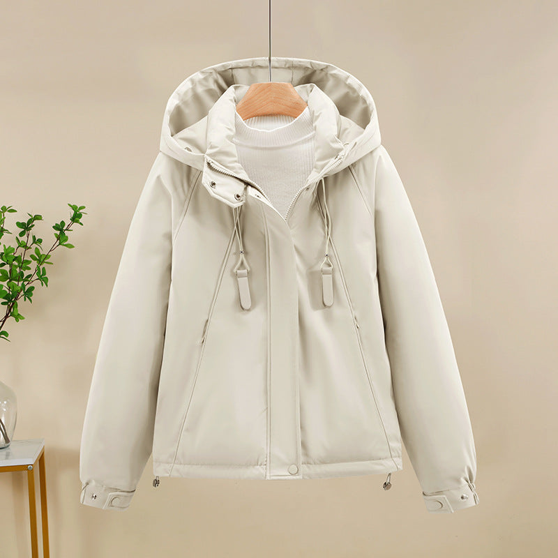 Damen Funktionale Softshelljacke mit verstellbarer Kapuze und hochwertigen Reißverschlüssen R&B
