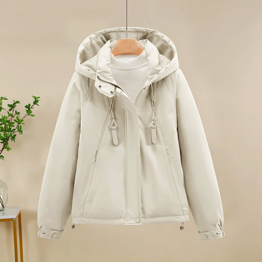 Damen Funktionale Softshelljacke mit verstellbarer Kapuze und hochwertigen Reißverschlüssen R&B