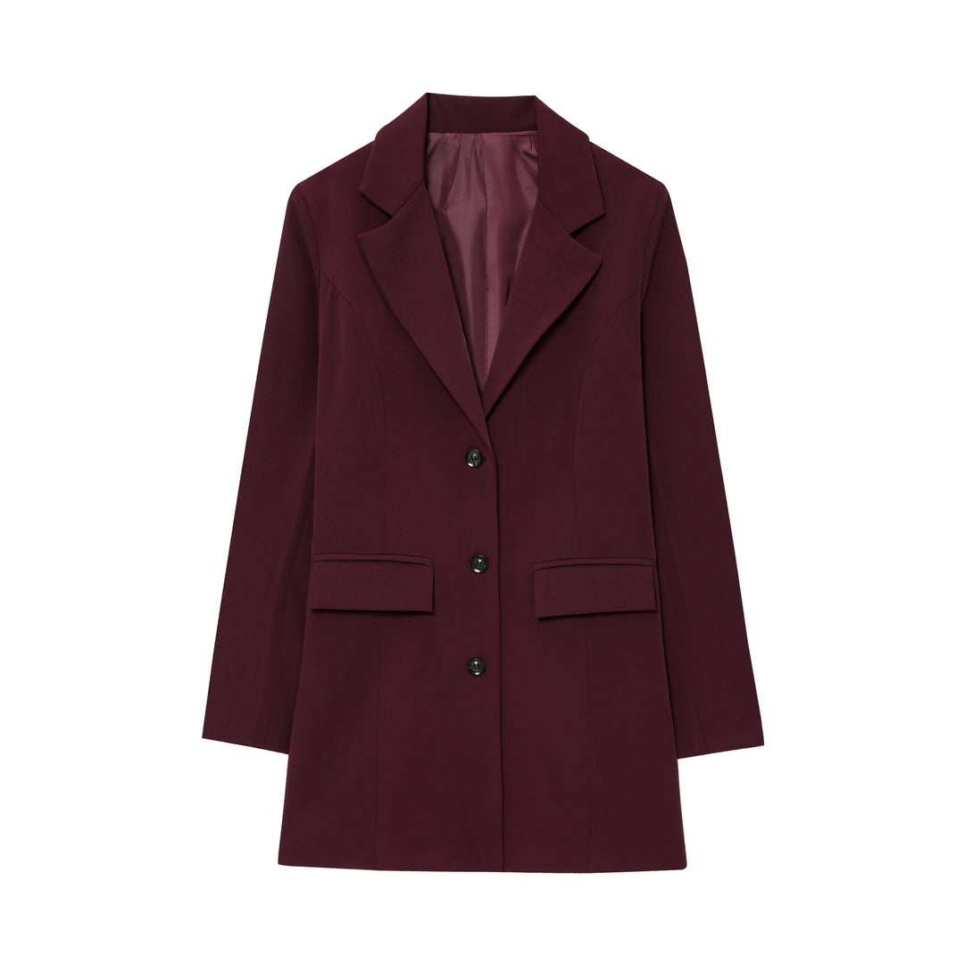 Damen eleganter Blazer mit tailliertem Schnitt R&B