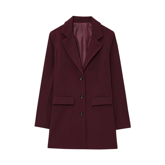 Damen eleganter Blazer mit tailliertem Schnitt R&B