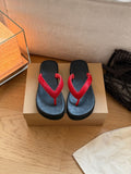 Damen modische Zehentrenner-Sandalen mit komfortablem Fußbett und rutschfester Sohle
