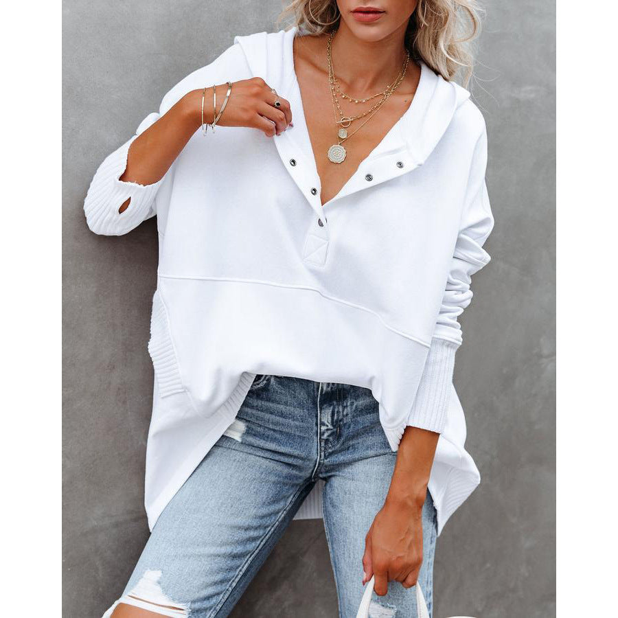 Damen Oversized Kapuzenpullover R&B