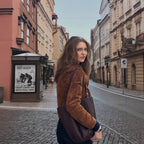 Damen elegante Wildlederjacke R&B