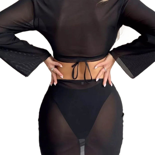 Damen Modisches Wickel-Badeoutfit R&B