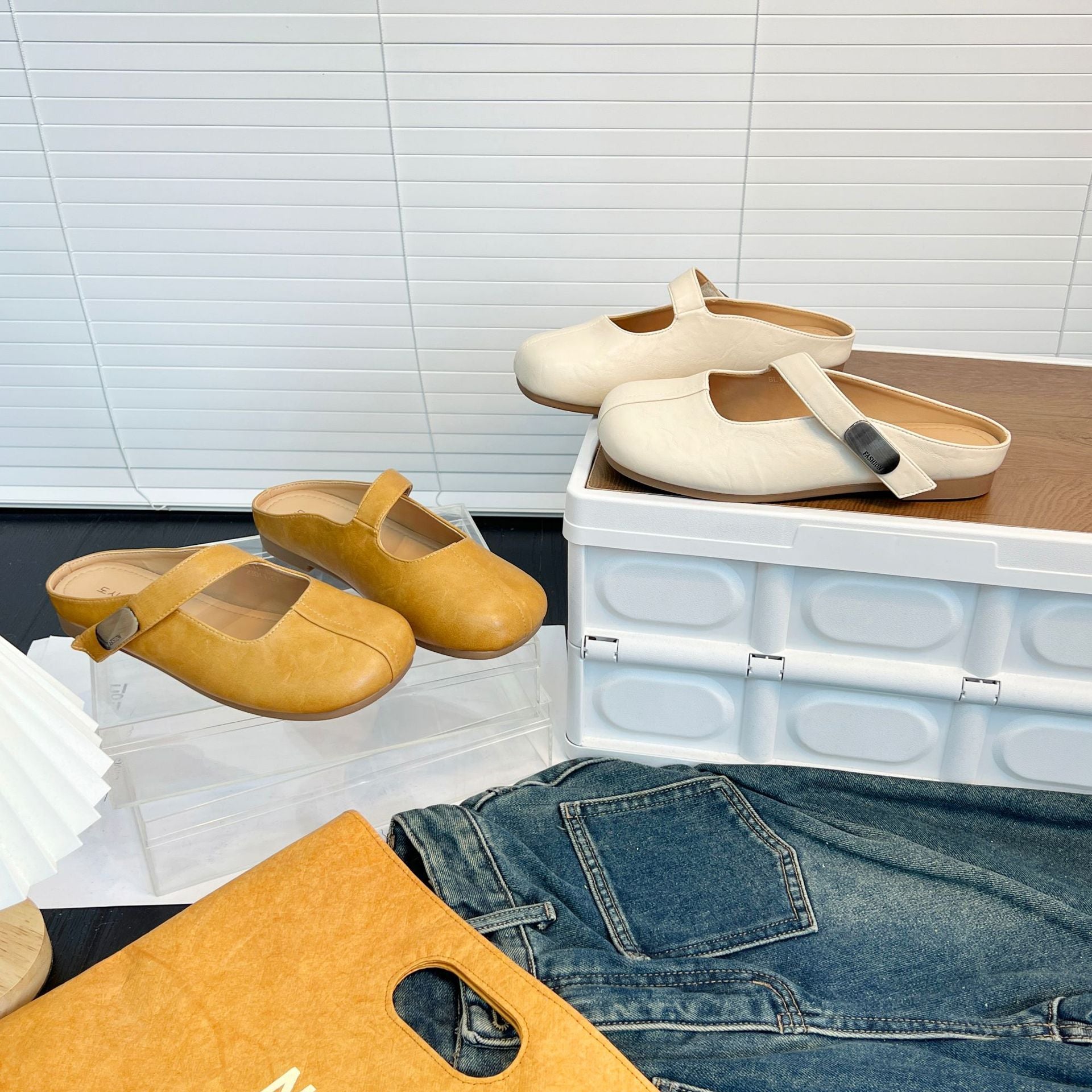 Damen Bequeme Clogs mit praktischem Riemenverschluss und ergonomischer Sohle R&B