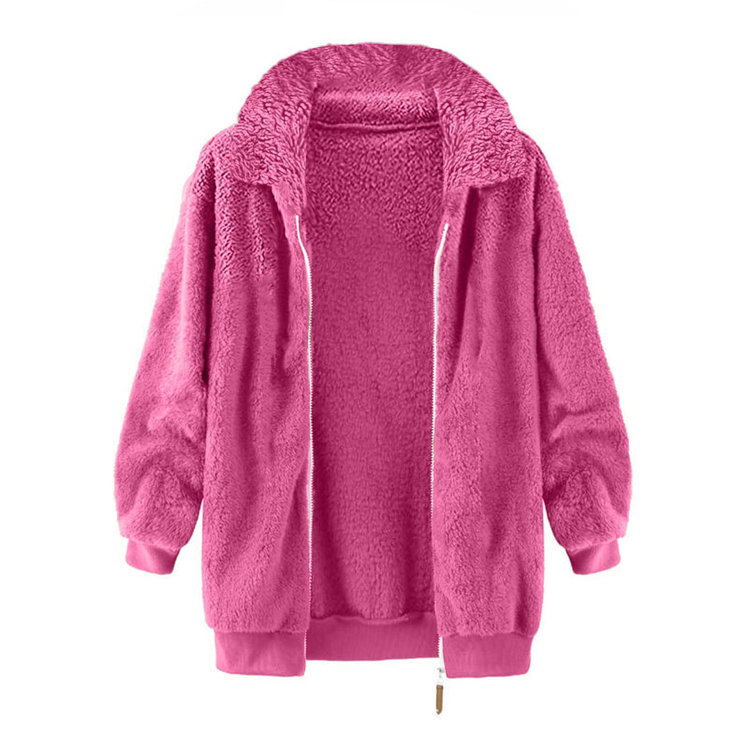 Damen Fleece-Jacke im Oversized-Stil R&B