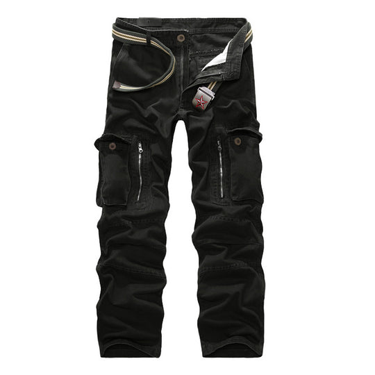 Herren Cargo-Hose mit praktischen Reißverschlusstaschen und elastischem Bund R&B