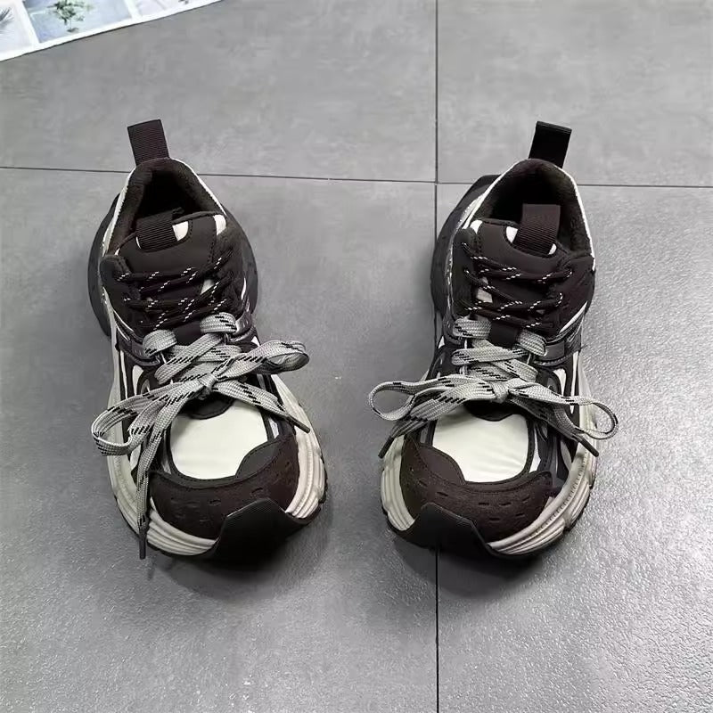 Damen modische und komfortable Sneakers mit dämpfender Sohle und sportlichem Design R&B