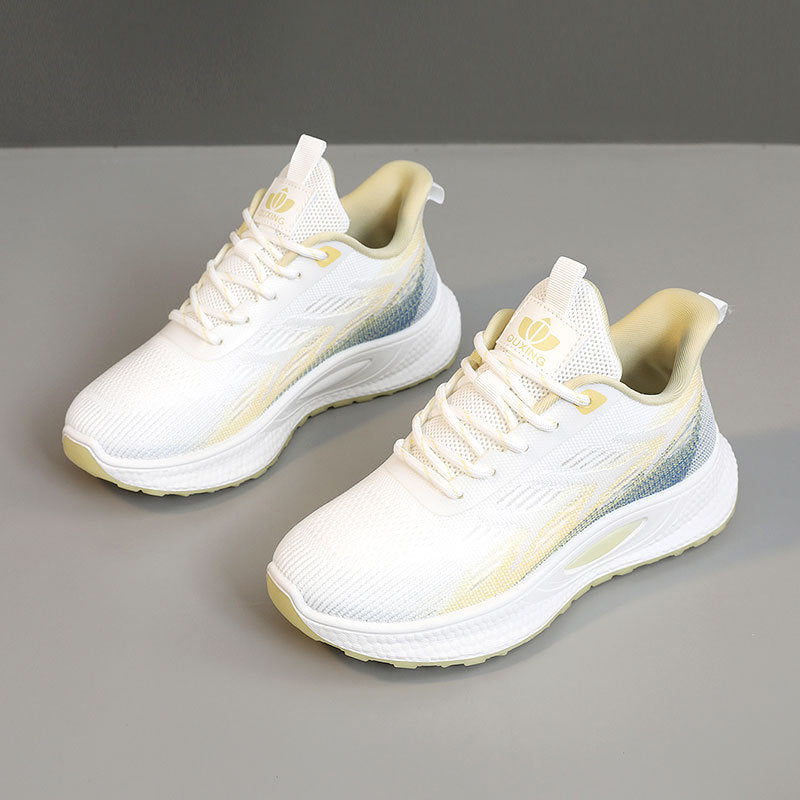 Damen Sportliche Lauf-Sneaker mit atmungsaktivem Mesh-Obermaterial und dämpfender Laufsohle R&B