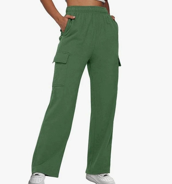 Damen Cargo-Hose mit weitem Bein und praktischen Seitentaschen R&B