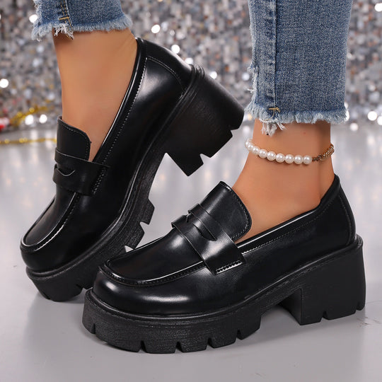 Damen Modische Loafers mit markanter Profilsohle und schickem Design R&B