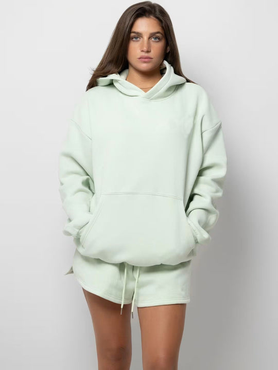Damen Sportliche Sweatshorts mit elastischem Bund R&B