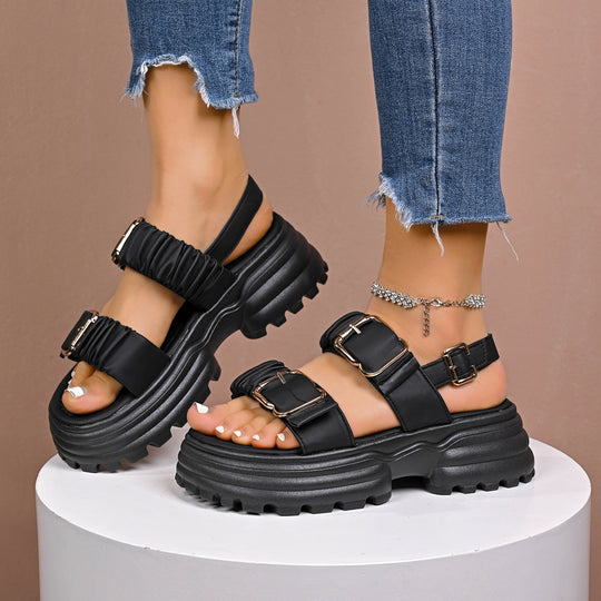 Damen Plateau Sandalen R&B