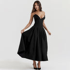 Damen Elegantes und figurbetontes Abendkleid mit tiefem Ausschnitt R&B