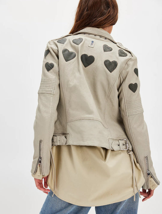 Damen jacke mit Herz-Applikationen R&B