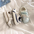 Damen Schnür-Sneaker mit verspieltem Bärenmotiv und atmungsaktivem Obermaterial