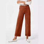 Damen Weitgeschnittene Stoffhose mit eleganten Details R&B