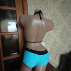 Damen-Bikini-Set mit floralem Design und verstellbaren Trägern R&B