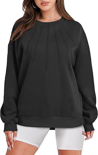 Damen Sweatshirt mit strukturiertem Design und weichem Innenfutter R&B