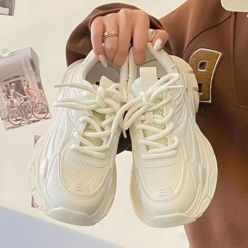 Damen Sportliche Sneakers mit atmungsaktivem Mesh-Obermaterial und rutschfester Sohle R&B