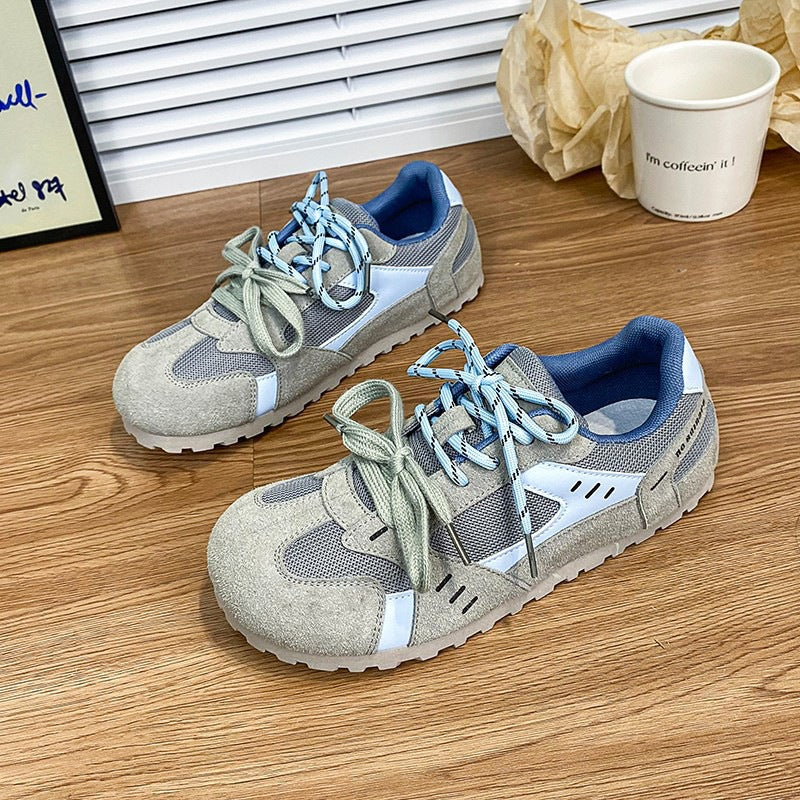 Damen Sportliche Sneaker mit rutschfester Sohle und atmungsaktivem Obermaterial R&B
