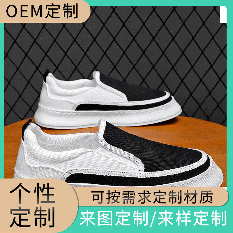 Damen Slip-On Sneakers mit sportlichem Design und flexibler Sohle R&B