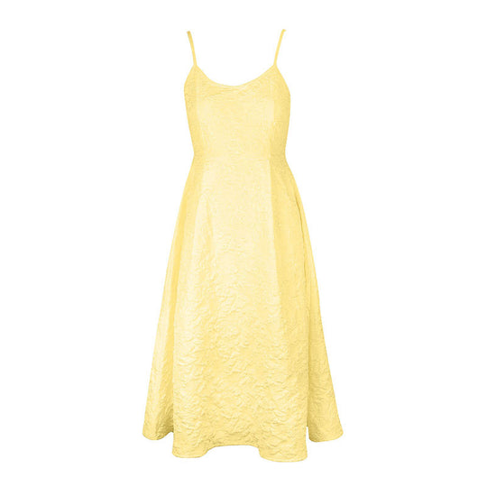 Damen langes Kleider mit feinem Texturgewebe R&B