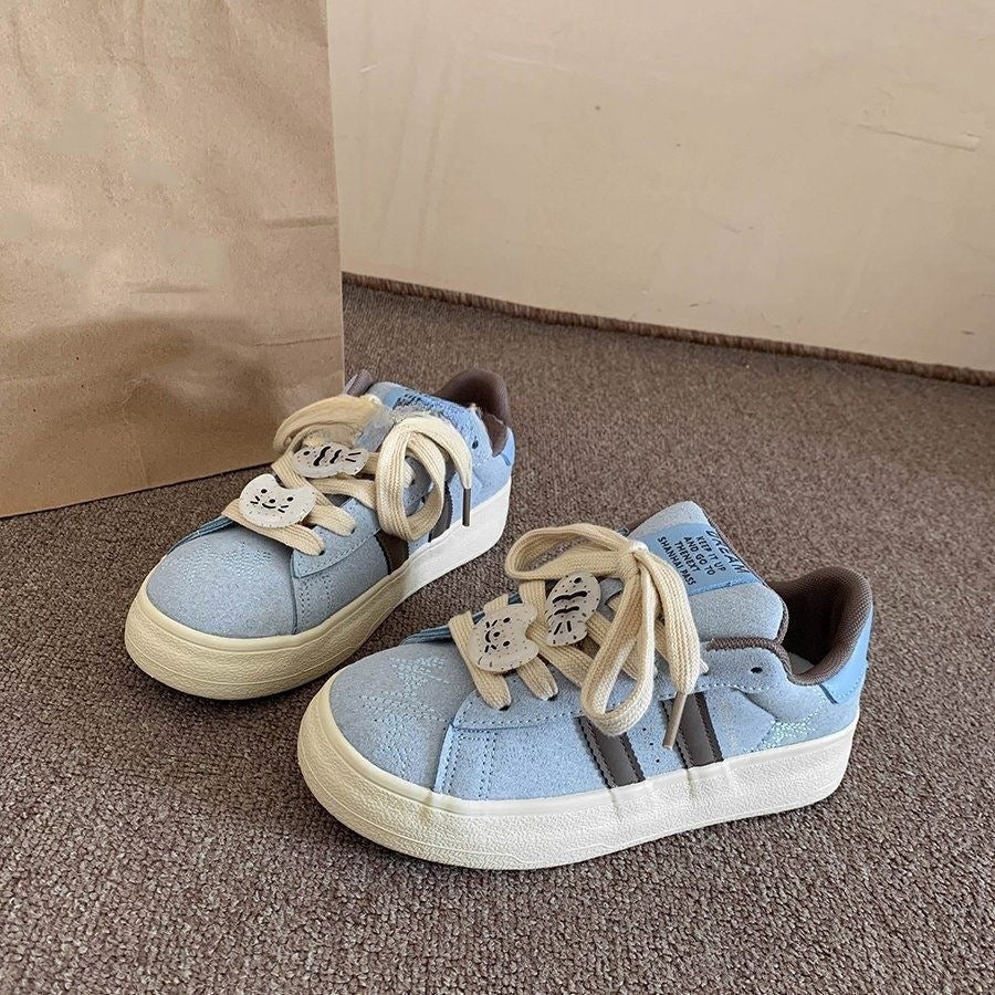 Damen Sportliche Sneaker mit einzigartigem Motiv und weichem Obermaterial R&B