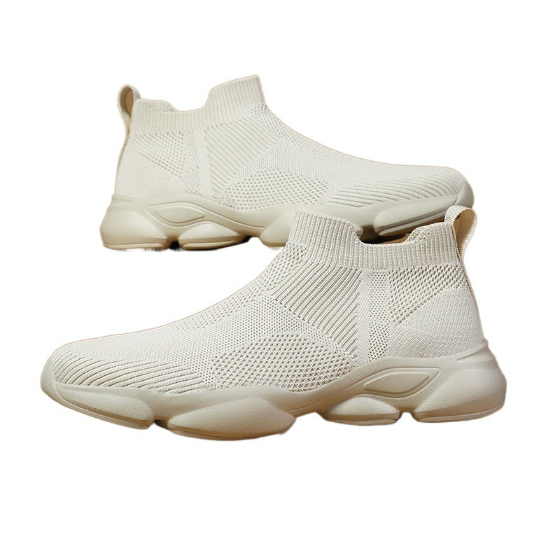 Damen Sportliche Strick-Sneaker mit funktionalem Sohlenprofil R&B