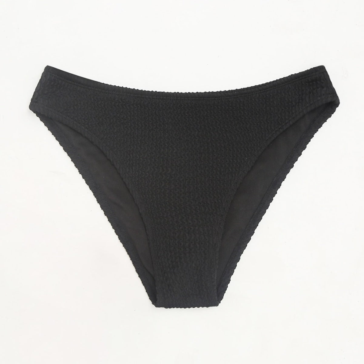 Damen Hochgeschnittene Bikini-Hose mit strukturiertem Design R&B