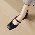 Damen elegante Slingbacks mit verstellbarem Riemen