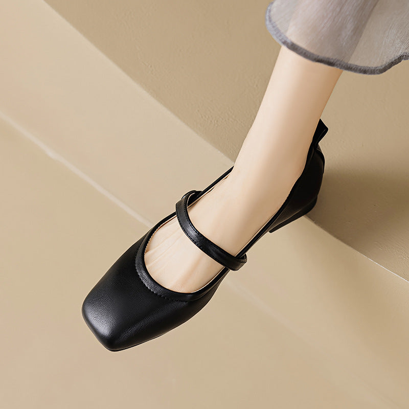 Damen elegante Slingbacks mit verstellbarem Riemen