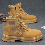 Damen robuste High-Top Stiefel mit praktischer Schnellschnürung und verstärktem Profil R&B