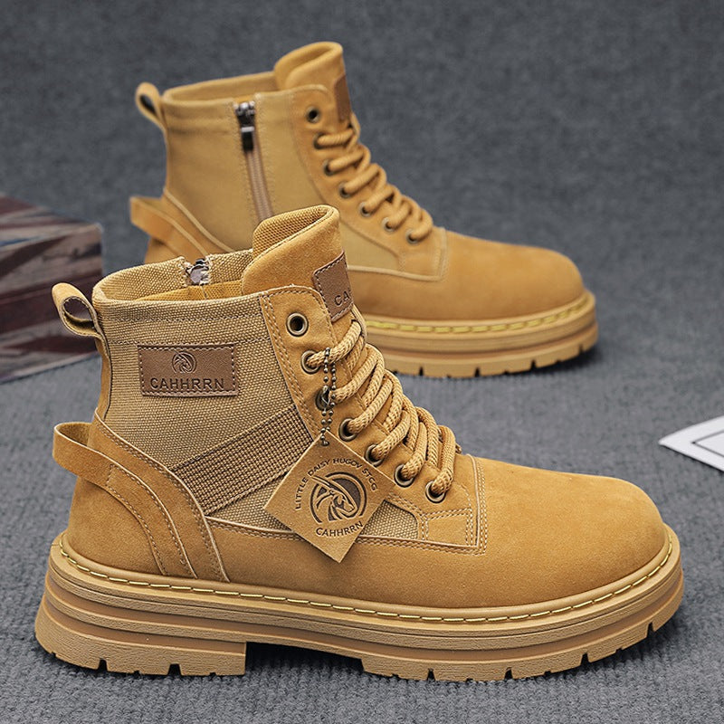 Damen robuste High-Top Stiefel mit praktischer Schnellschnürung und verstärktem Profil R&B