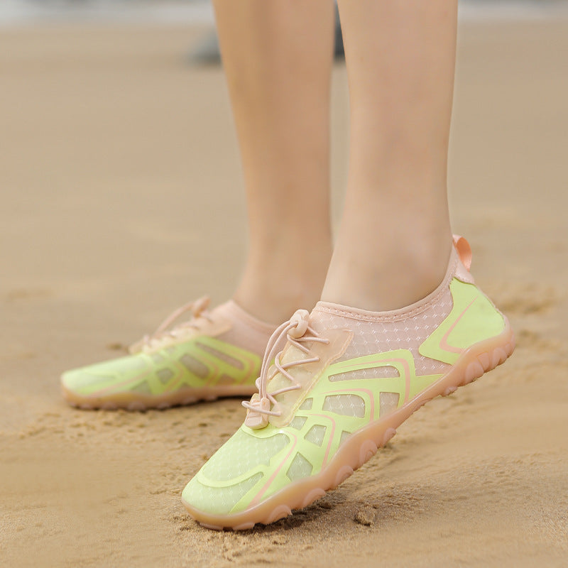 Damen Flexibile Wassersport-Schuhe mit rutschfester Sohle und atmungsaktivem Obermaterial