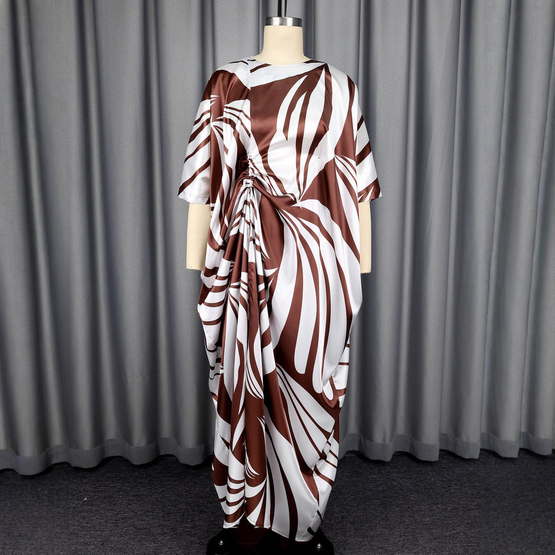 Damen luxuriöser Kaftan mit auffälligem Muster R&B