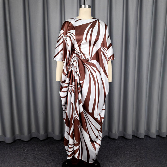 Damen luxuriöser Kaftan mit auffälligem Muster R&B