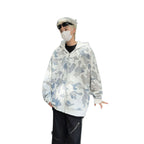 Damen Kapuzenpullover mit einzigartigem Camouflage-Design und aufwendiger Stickerei
