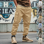 Herren Cargo-Jogginghose mit praktischen Taschen und elastischem Bund R&B