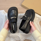 Damen modische Chunky Slipper mit eleganter Schnallenverzierung R&B