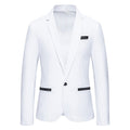 Herren eleganter Blazer mit modischem Schnitt und feinen Akzenten R&B