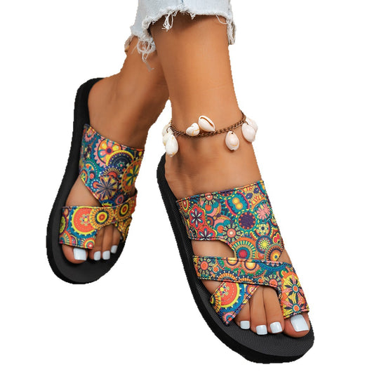 Damen Bequeme und farbenfrohe Sandalen R&B