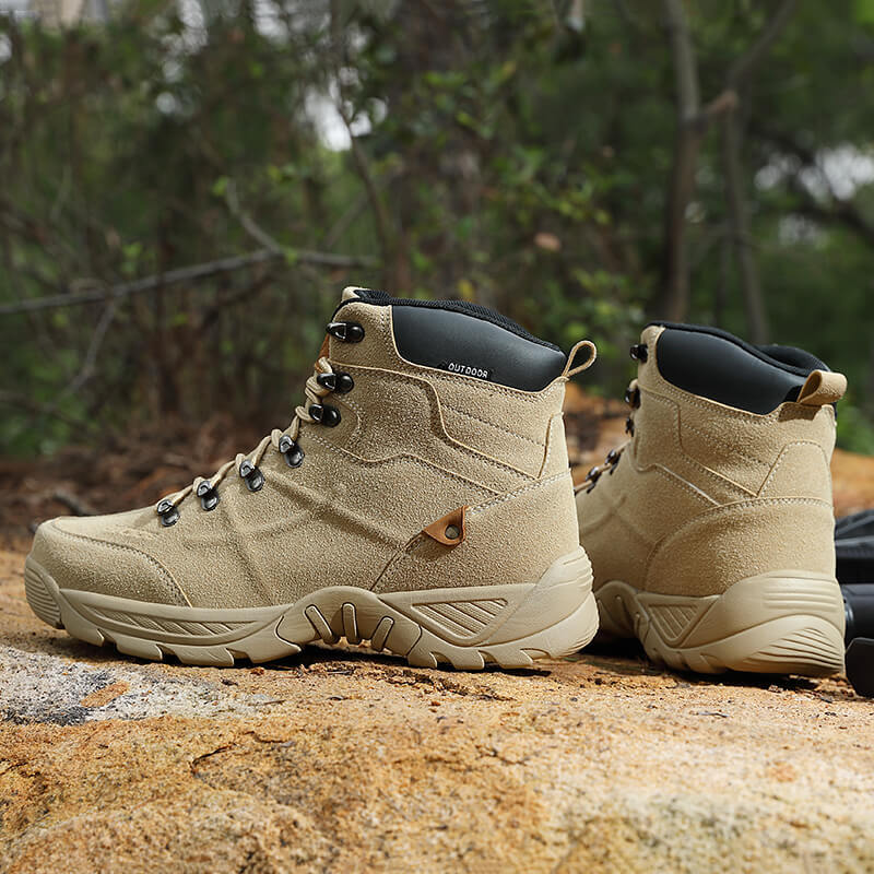Herren Wetterschutz Stiefel mit verstärktem Knöchelschutz und rutschfester Sohle R&B