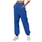 Damen lässige Freizeithose mit hohem Bund R&B