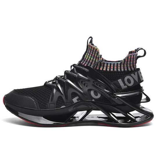 Damen moderne Sport-Sneaker mit innovativer Dämpfungstechnologie und atmungsaktivem Obermaterial R&B