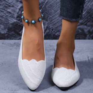 Damen Ballerinas mit eleganter Spitzenstruktur R&B