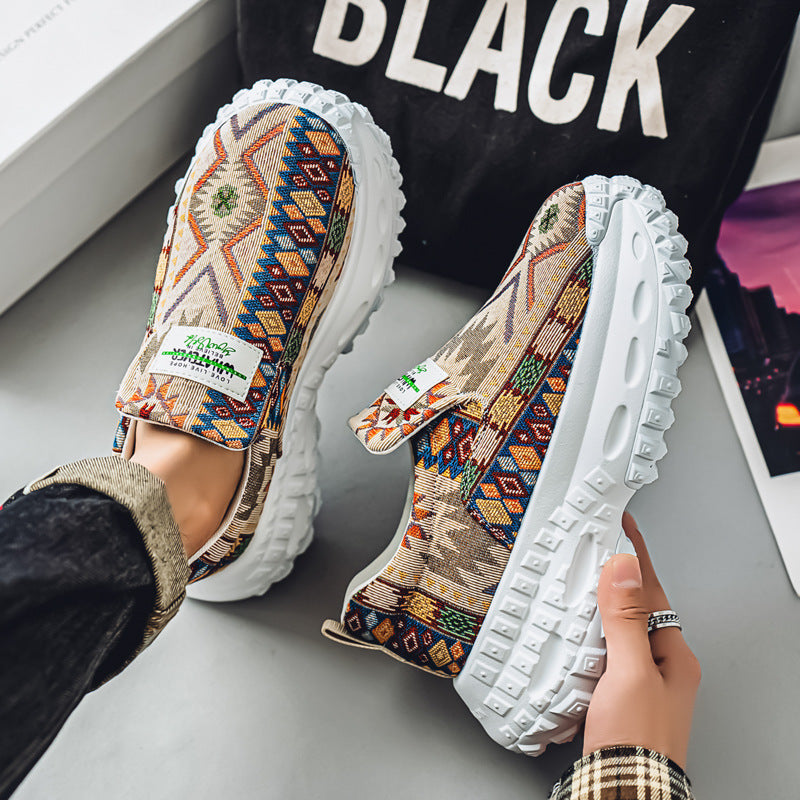 Damen modische Slip-On Sneakers mit innovativem Design und atmungsaktivem Obermaterial R&B