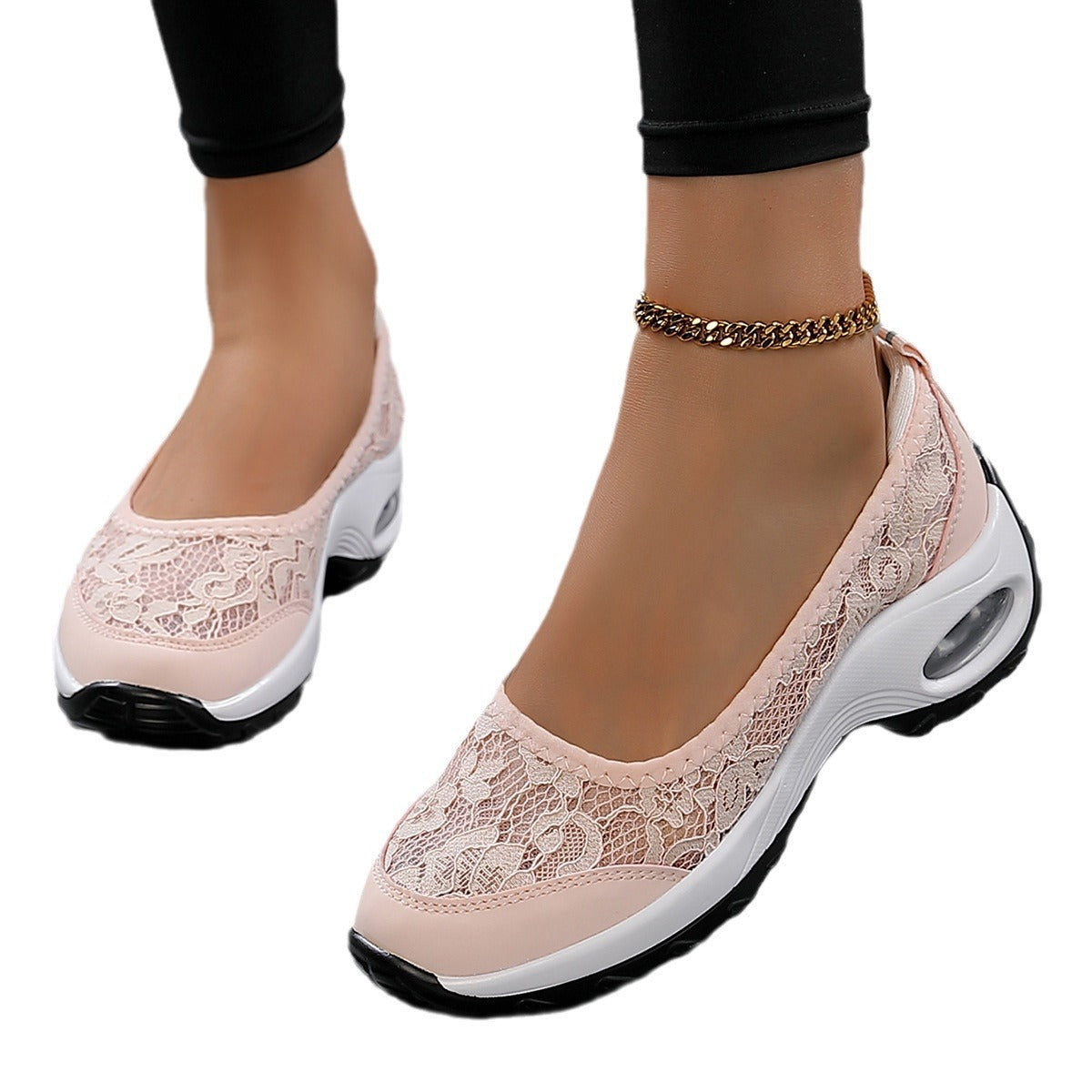 Damen Bunte Sneaker mit luftdurchlässiger Spitze
